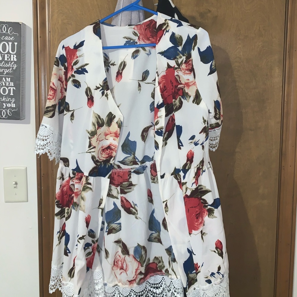 Flower cardigan